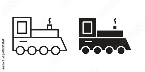 Locomotive icons for web developers and designers,