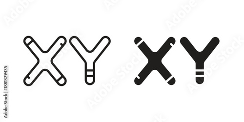 Masculine Chromosomes icons for web developers and designers,