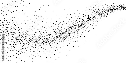 Abstract vector noise. Small particles of debris and dust. Distressed uneven background. Grunge texture overlay with fine grains isolated on white background.