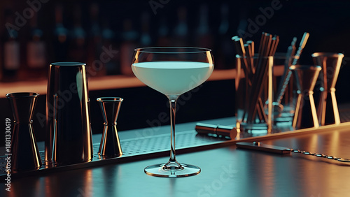 World Bartender Day – Modern Neon Mixology Atmosphere