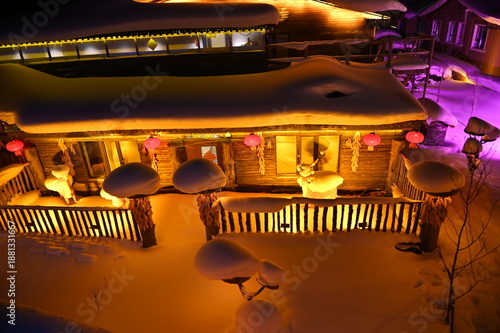 Harbin, China – January 6, 2026: The Snow Village of Harbin

