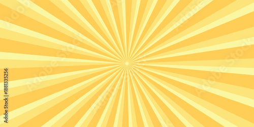 abstract orange yellow sun rays, retro styled sun burst pattern texture background, vector illustration, natural line art