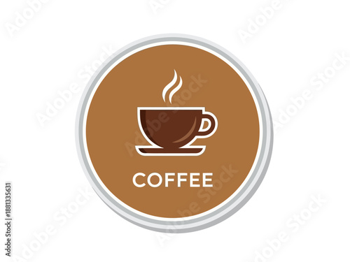 A hot cup of coffee with steam rising, a perfect morning beverage for a cozy start