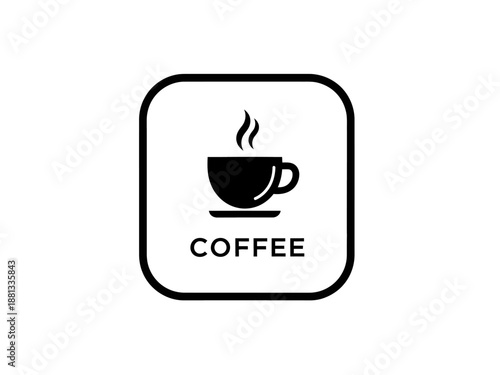 A steaming hot cup of coffee in a mug, with steam rising, ready to be enjoyed