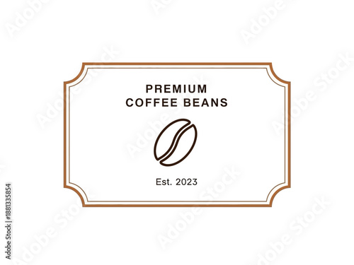 Premium Coffee Beans Label Design for Your Brand's Packaging and Identity