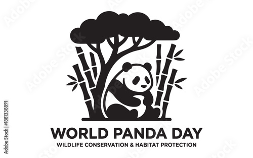 World Panda Day wildlife conservation habitat protection logo