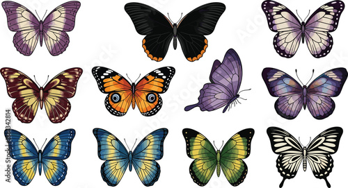 Black and White Silhouette Illustration of Rock Band Guitarists Playing Electric Guitars on White Background for Music Concert Live Performance Poster and Graphic Design