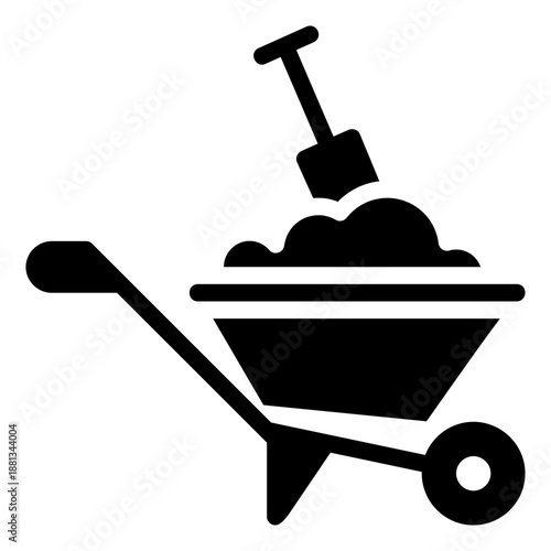 Wheel Barrow Icon