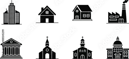 School icon set. Containing education, learning, teacher, book, E-learning, graduation, school subjects, classroom, students and mor