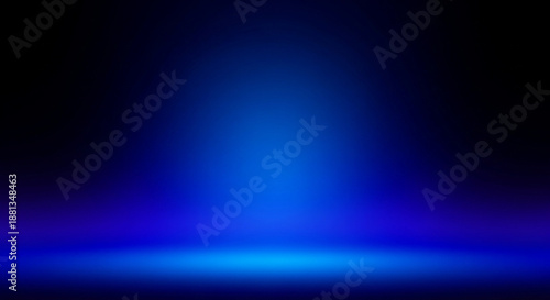 This deep blue gradient background features soft light rays and a tranquil feel, ideal for web designs, digital art projects, and creative presentations. Deep blue sea gradient background. 