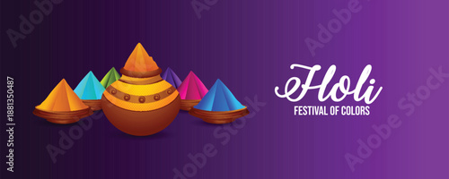 Indian festival happy holi celebration background