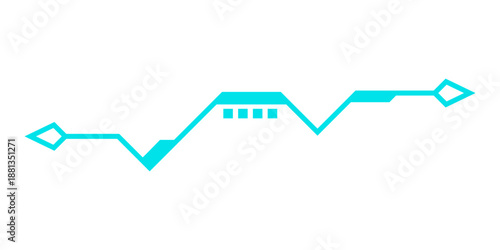 technology pointing line