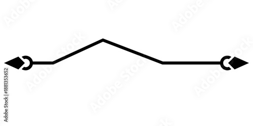 infographic pointing line