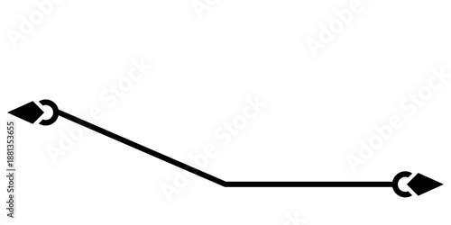 infographic pointing line