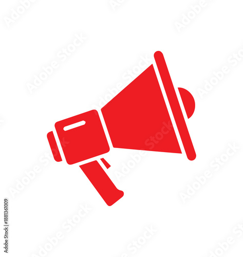 Megaphone Icon for Announcement, Marketing and UI Design