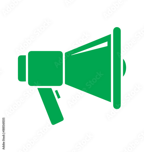 Megaphone Icon for Announcement, Marketing and UI Design