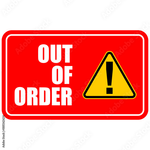 Out of order, sign vector