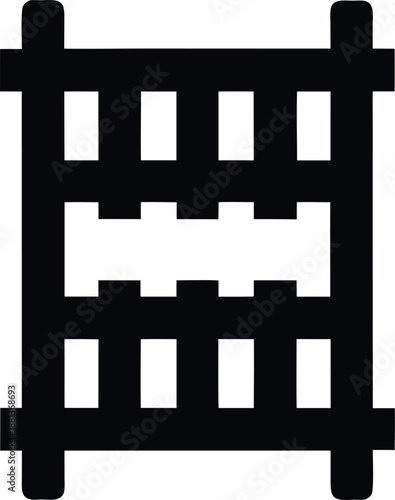 tahitian t faifai quilt design silhouette vector illustration on transparent background