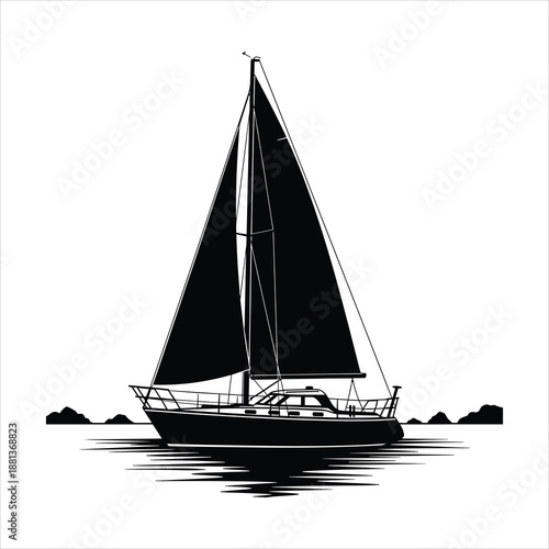 sailing ship silhouette