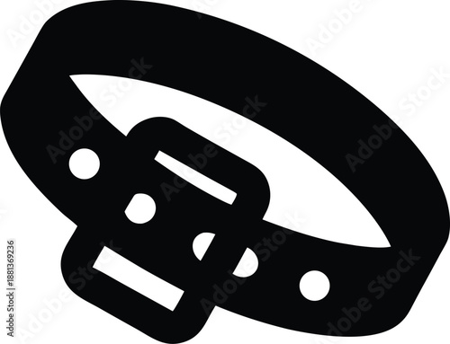 samoan pe a belt motif silhouette vector illustration on transparent background