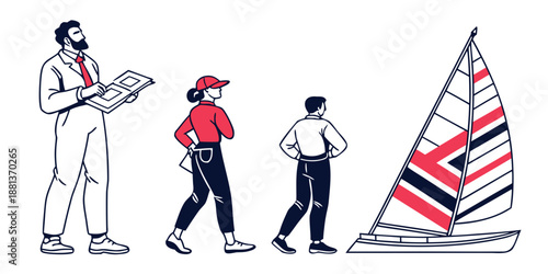 Abstract Professional Geometric Elements Illustrat (3) Vector Icon Illustration