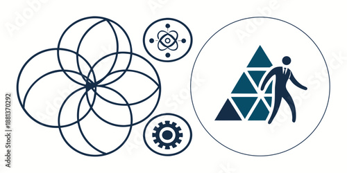 Modern Abstract Corporate Design Elements Illustra (1) Vector Icon Illustration