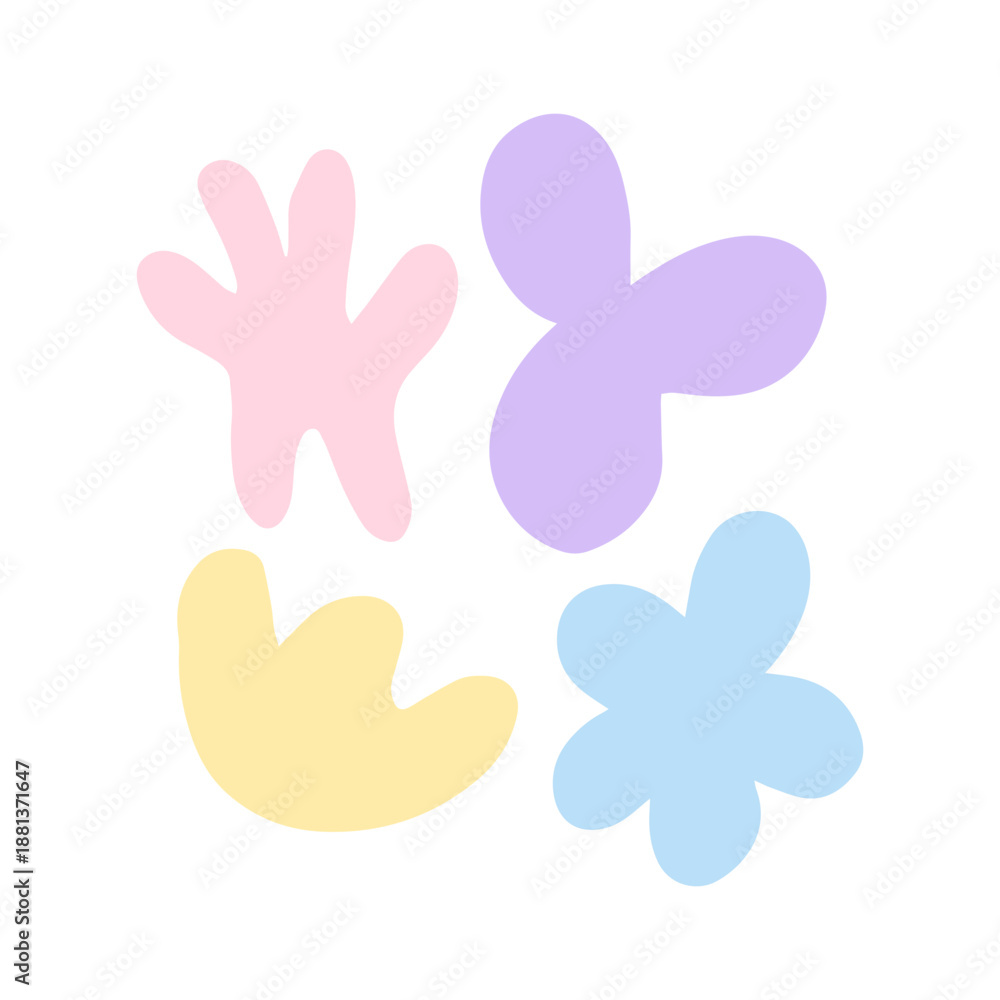 Obraz premium hand drawn shape element