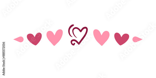 handdrawn heart ornament