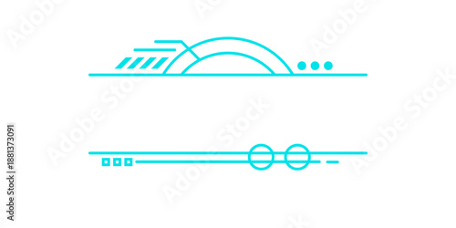 technology line banner