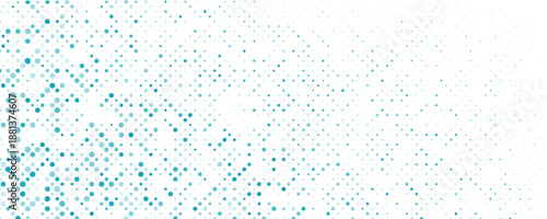 Transparent Vector Gradient Blue Color Halftone Background Staggered Dots Pattern modern dotted
