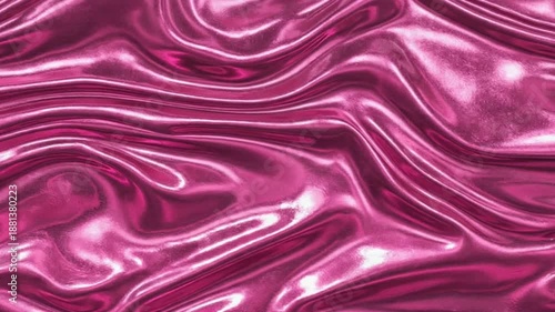 Wallpaper Mural top view pink shiny fabric waving slow motion	 Torontodigital.ca