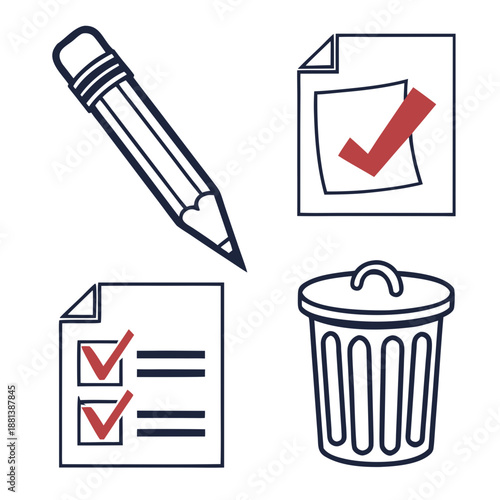 Editable Ui Icon Elements White Background (2) Vector Icon Illustration