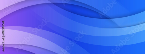 Soft abstract background with elegant sweeping curves in gradients of blue and light purple
