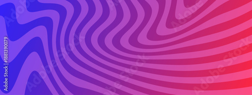 Dynamic abstract background with flowing wavy lines transitioning from purple to red