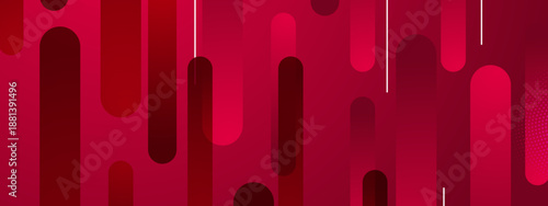 Abstract dark red and burgundy background with rounded vertical shapes and subtle motion effects