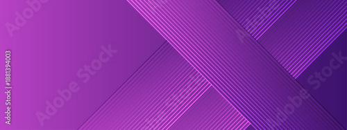 Geometric abstract background with purple diagonal lines and striped patterns