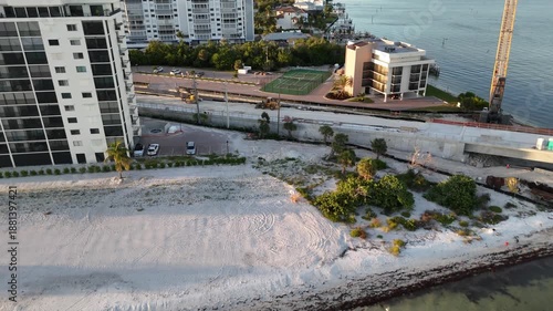 Wallpaper Mural Aerial Drone Fort Myers Beach Florida Torontodigital.ca