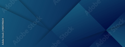 Professional blue background with overlapping geometric triangles and subtle shadows