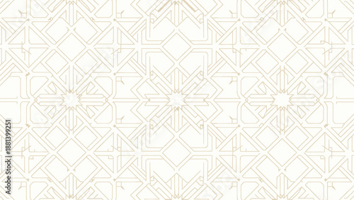 Intricate Geometric Pattern Background.