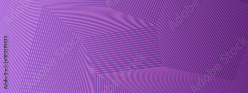 Vibrant magenta and pink background featuring thin white architectural zig zag lines creating a sense of depth