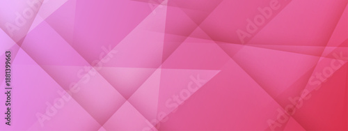 Energetic pink and magenta background with overlapping geometric triangles and sharp crystalline facets