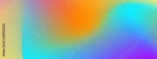 Abstract blurred background with a mix of orange blue and purple smooth transitions