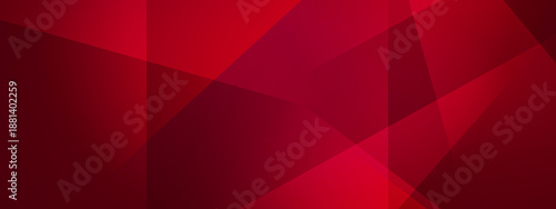 Red abstract background featuring sharp geometric shapes and rich ruby red gradients
