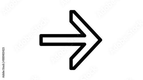 Simple black arrow pointing right