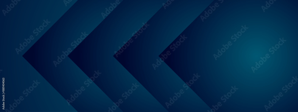 Obraz premium Dark navy blue abstract background with repeating chevron or arrow geometric shapes