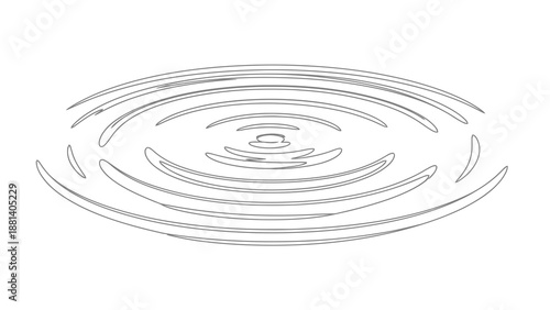 Ripple effect on water surface