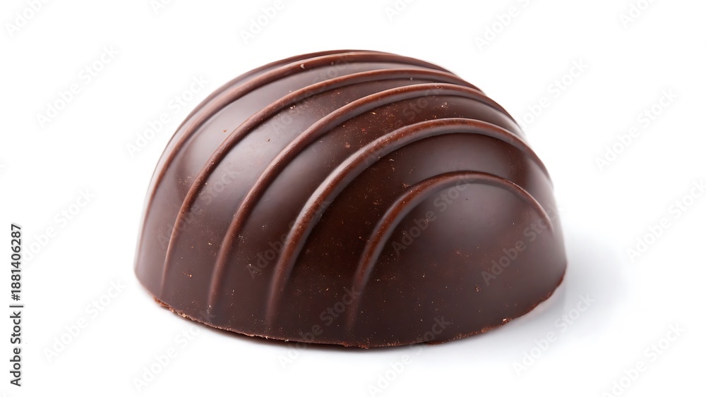 Obraz premium A close up view of a rich dark chocolate confection