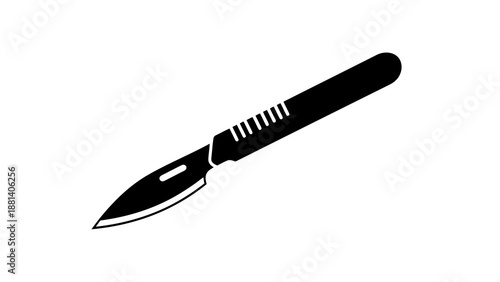 Craft knife with sharp blade
