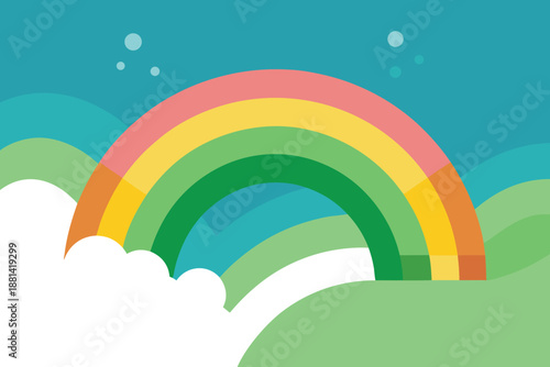 St. patrick's day rainbow