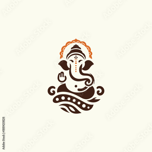Ganesha God Logo